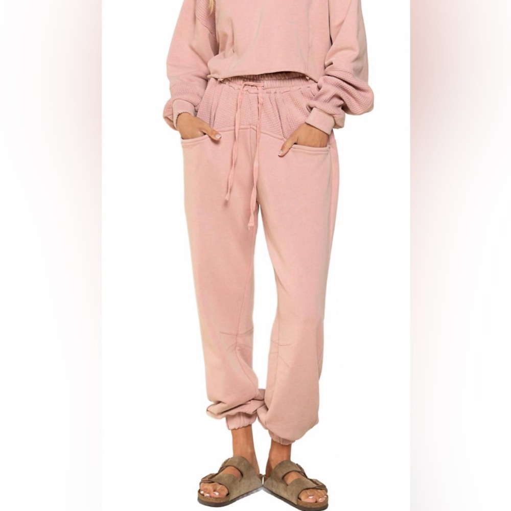 POL ROSE RUCHED SWEATPANTS - Picture 9 of 9